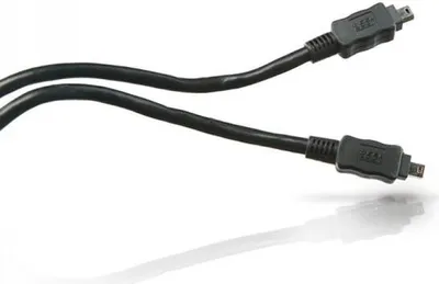 Obrázek produktu pro Conceptronic FireWire Cable 4-p 1.8m, FireWire 400 (IEEE 1394/IEEE 1394a), 4-p, 4-p, Černá, Samec/samec, 400 Mbit/s