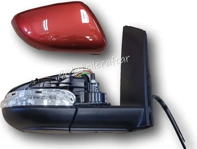 Produktbild von Außenspiegel Spiegel rechts elektrisch für Für VW TOURAN 1T3 2010 - 2015 rot LA3T