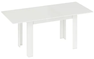 Zdjęcie produktu dla Rozkładany stół jadalny, wymiary 140/180 x 80 cm, kolor biały | Kolor: Biały | Wymiary: 80x180x75 cm