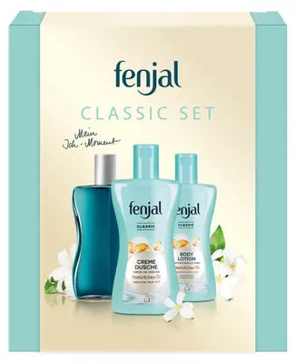 Obrázek produktu pro Fenjal Classic Dárková sada Krémový sprchový olej Koupelové a tělové mléko