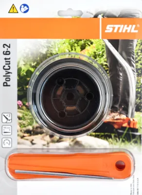 Produktbild von Stihl 40067102134, Bürstenschneidkopf, Schwarz, Orange, Weiß, Polymer, FS 38, FS 40, FSA 60, FSA 86 & FSB-KM., 1 Stück(e), 330 mm