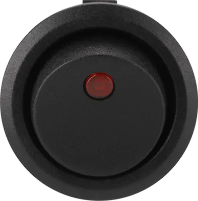 Image de Interrupteur SPST, interrupteur rond stable Léger DC 12V avec lumière LED pour automobiles
