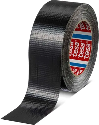 Produktbild von tesa 4613 Gewebeklebeband Duct Tape, 50 m × 50 mm, schwarz