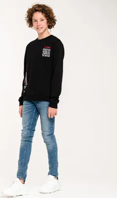 Produktbild von Jungen-Sweatshirt No Signal  - Schwarz - 152