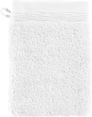 Produktbild von Waschhandschuh - Weiß - 16 x 21 cm - Baumwolle