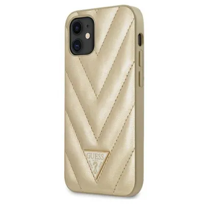 Obrázek produktu pro Guess V Quilted - pouzdro pro iPhone 12 mini (zlaté)