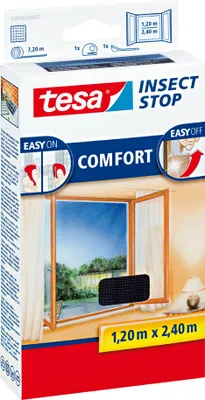 Produktbild von TESA Insect Stop Comfort, 1200 x 10 x 2400 mm, 200g, ABS Synthetik, Silber, 454g