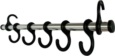 Produktbild von Hakenleiste mit 7 Haken Zeltleiste Kleiderhaken Garderobe Zelt Caravan Camping
