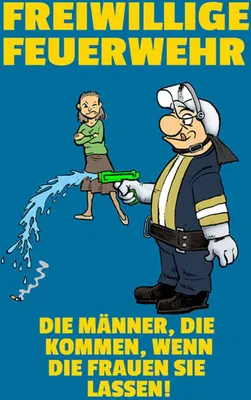 Produktbild von vianmo Holzschild 18x12 cm Freiwillige Feuerwehr Männer Frauen