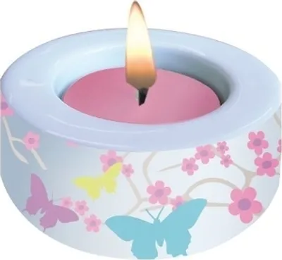 Produktbild von Teelichthalter Pastell Birds