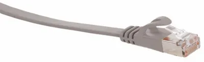 Produktbild von Shiverpeaks RJ45 Flachkabel m.Cat.7 Rohkabel slim, grau, 0,5m (75511-SL0.5)