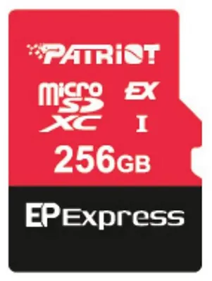 Obrázok produktu pre Patriot Memory EP Express, 256 GB, MicroSD, Trieda 10, UHS-I, 800 MB/s, 600 MB/s