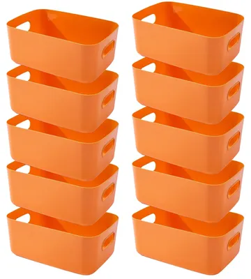 Produktbild von Kunststoff-Aufbewahrungsboxen mit Griffen (10er-Pack)