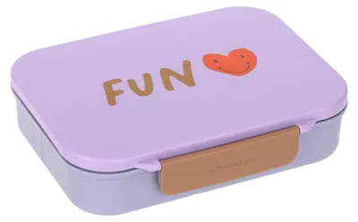 Immagine prodotto di Contenitore per il pranzo casual per bambini - Bento Lunchbox Little Gang Heart, lilla