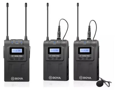 Obrázek produktu pro BOYA BY-WM8 Pro-K2, Konferenční mikrofon, 70 dB, 0,5%, 16 ohm, 20 kHz, Všesměrový