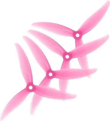 Produktbild von HQProp MCK 5 Zoll 3-Blatt Propeller Pink (2CW+2CCW)