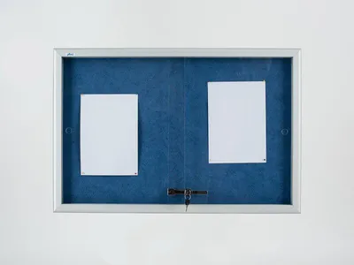 Immagine prodotto di Vetrina AVELI informazioni blu, 15xA4
