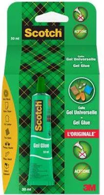 Obrázok produktu pre Gélové lepidlo, univerzálne, 30 ml, 3M SCOTCH 7100290782