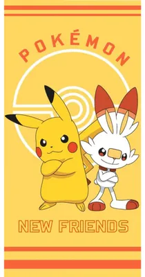 Zdjęcie produktu dla Ręcznik Kąpielowy 70x140 Pokemon z Pikachu