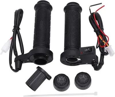 Obrázek produktu pro Elektricky vyhřívané rukojeti pro motocykly, 1 pár, 22 mm (7/8''), univerzální, černé