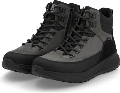 Produktbild von Rieker Herren Schnürstiefel grau/schwarz, Herren:43 EU