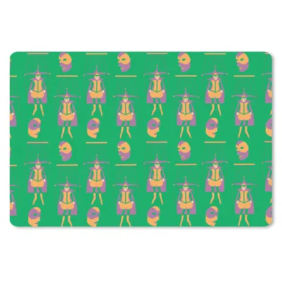 Produktbild von MuchoWow® Mauspad Mousepad Maske - Karneval - Witzbold 27x18 cm - Mousepads - Maus Mat - Pad - Mausunterlage - Büroartikel - Desk Matten