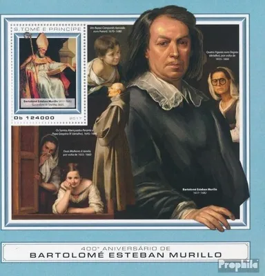 Produktbild von Briefmarken Sao Tome e Principe 2017 Mi Block 1312 (kompl. Ausgabe) postfrisch Bartolomé Estaban Murillo