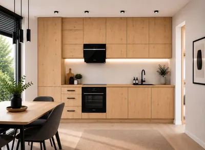 Produktbild von Küchenzeile 360 cm Modulküche Winkelküche Küchenblock Einbauküche ohne Arbeitsplatte, LETANO Lovo 1 Artisan Eiche mit Push-To-Open