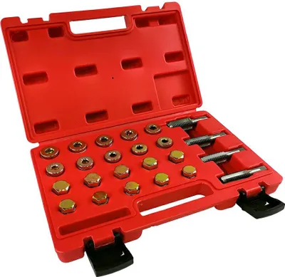 Produktbild von ÖLSTOPFEN-REPARATURSATZ 64-teilig / SILBER