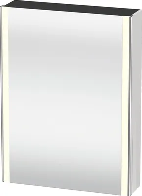 Image de Duravit XSquare armoire de toilette avec éclairage LED, 1 porte, charnières à droite, 600x800x155mm, XS7111R22220000