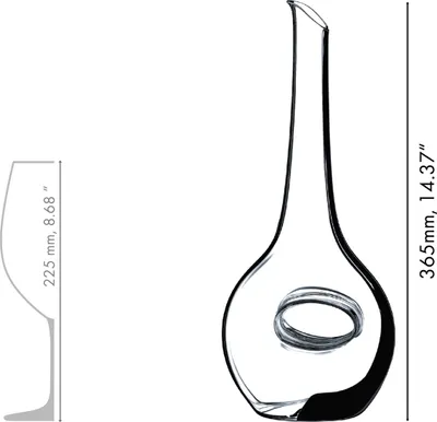 Image de Riedel DEKANTER BLACK TIE OCCHIO NERO 1 Stück 200900004