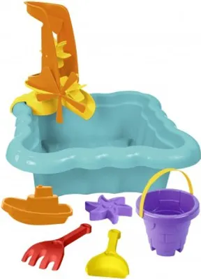 Produktbild von Wader Sandkasten mit Sand- und Wassermühle für Sand und Wasser