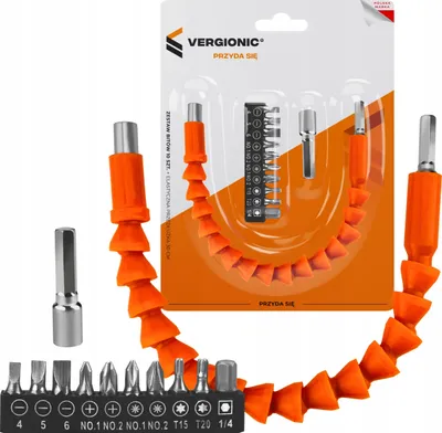 Produktbild von 10-teiliges Bit-Set + flexible Verlängerung 30 cm