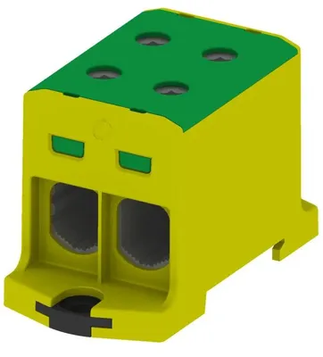 Imagen del producto de Conector para barras colectoras, color verde amarillento, para cables de 2 x 6-95 mm², modelo MAA2095Y10 de Morek