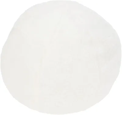 Produktbild von Dekoratives Kissen in Kugelform aus Kunstfell, 24 cm – weiß, H&L