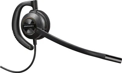 Produktbild von HP Poly EncorePro 530 Headset + Quick Disconnect, Kabelgebunden, Anrufe/Musik, 22 g, Kopfhörer, Schwarz