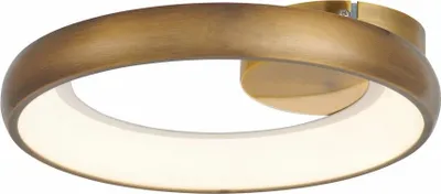 Zdjęcie produktu dla Lampa sufitowa LED Thea 20W 4000K 1600lm aluminium ciemny złoty wym:7x30x30cm IP20 Reality