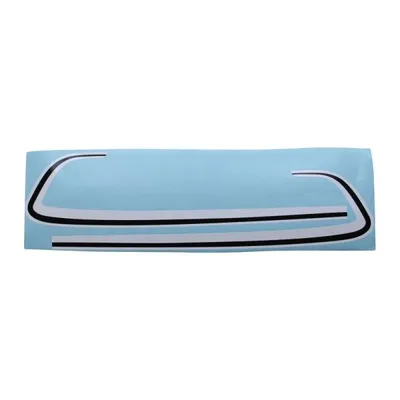 Immagine prodotto di Set di adesivi serbatoio bianco/nero per Suzuki K50 M 1975-1976
