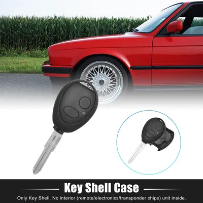 Image de Coque de clé pour Land Rover Discovery Télécommande 2 Boutons avec Lame Non Coupé Boîte Rechange