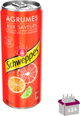 Image de Schweppes Agrumes - 24 x 33 cL