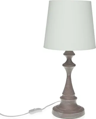 Immagine prodotto di Lampada da tavolo deversa gene argentata 23 x 49 cm metallo