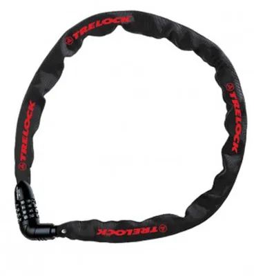 Image de Trelock 8004423 Antivol à chaîne combiné 60cm, Ø 4mm BC 115/60/4, sans support, noir