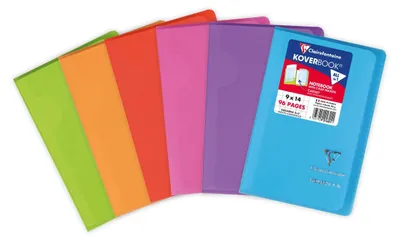 Produktbild von Clairefontaine 10x Koverbook Heft 9x14cm, 48 Blatt Farben Sortiert 921601C