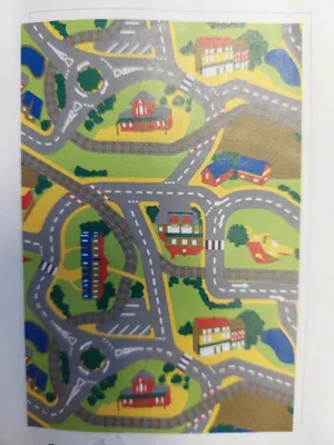 Produktbild von Playtime  Kinderteppich Spielteppich Straßenteppich CITY 100x165cm