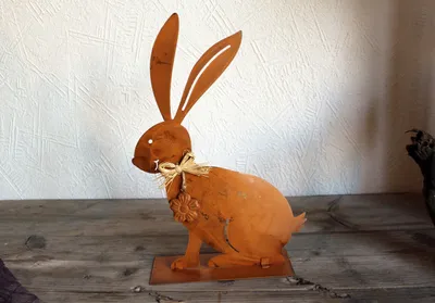 Obrázok produktu pre Dekofigur Hase sitzend H32cm
