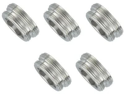Produktbild von Tapadapter-Set – 5 Stück – M24x1 / M22x1 – Verchromtes Messing