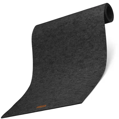 Produktbild von Tischläufer Filz Tischläufer Tischdecke - Anthrazit - 44 x 150 cm - Abwaschbar und hitzebeständig