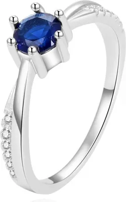 Image de Magnifique bague en argent avec zircon cubique AGG305L, 54 mm