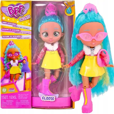 Produktbild von Cry Babies BFF Elodie Modepuppe mit Accessoires
