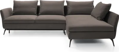 Produktbild von Ecksofa Demisbal mit Schlaffunktion, Bettkasten, Dunkelgrau, linksseitig
